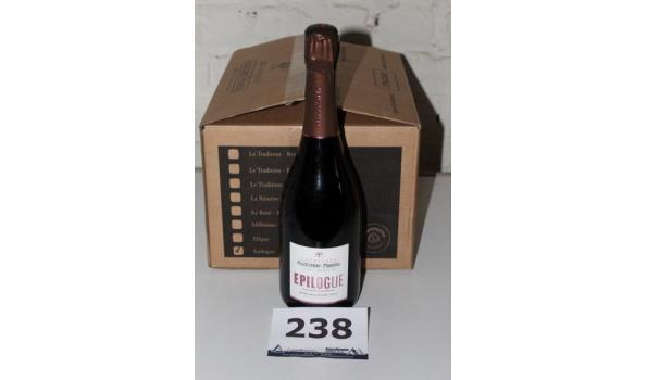 6 flessen à 75cl champagne Epilogue, Rosé, 2012